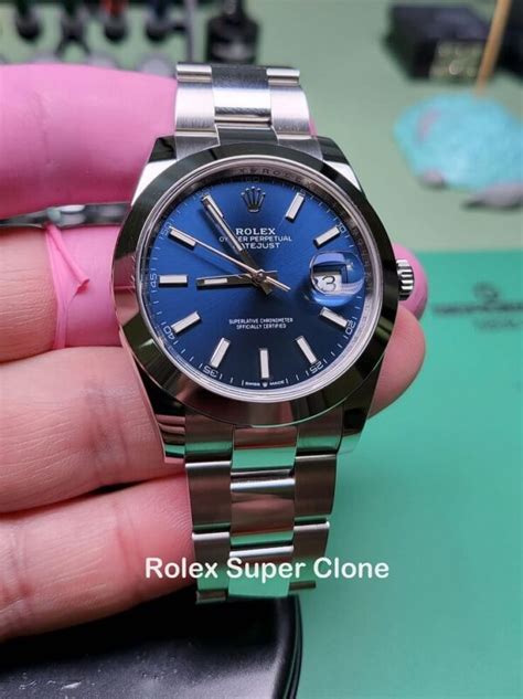 super clone rolex vs real|rolex super clone quality.